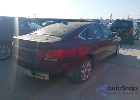 2016 Chevrolet Impala Lt из США, поврежденный, VIN 2G1105SA6G9168774